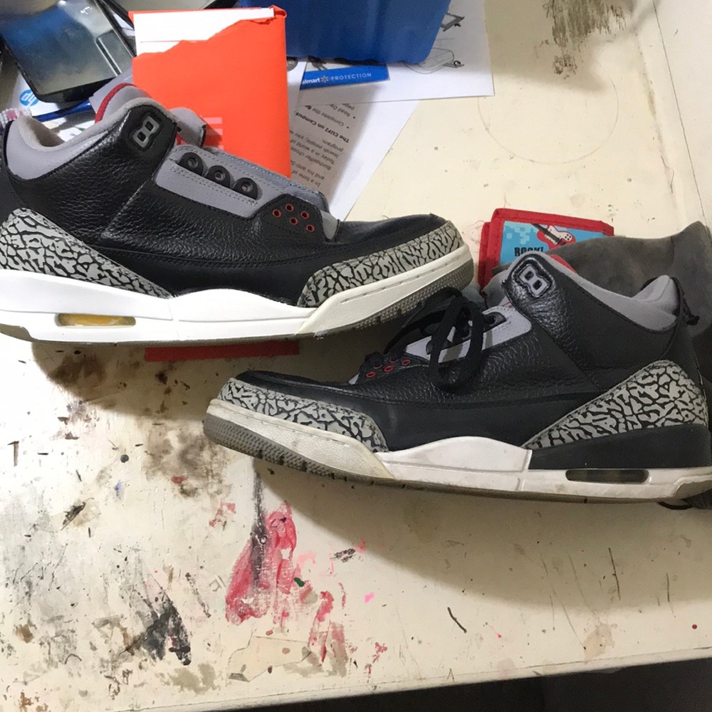 AIR JORDAN BLACK CEMENT 3 (restoration project)